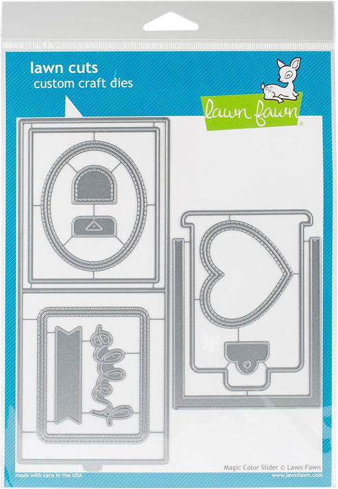LAWN FAWN Magic Color Slider Lawn Cuts Custom Craft Die...