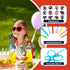 24 Ninja Drinking Crazy Straws for Kids | Ninja Themed Warrior Birthday Party Supplies Favors Decorations with 24 PVC Charm, 2 Cleaning Brushes Re...