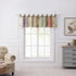 Greenland Home Blooming Prairie Authentic Patchwork Tab Top Window Valance 84 x 21...