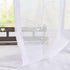 Topick White Sheer Leaf Curtain Kitchen Valance for Windows Leaf Embroidered Voile Small Curtain Valance Semi Sheer Farmhouse Curtain 18 Inch Rod ...