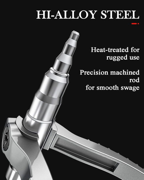 Swaging Tool Pipe Tube Expander Hand Expanding Tool Refrigeration Tube Expander for Copper 1/4" 5/16" 3/8" 1/2" 5/8" 3/4" 7/8"......