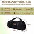 12 Inch Small Tool Bags for Men,Wide Mouth Zipper Tool Storage Bag,Large Capacity Canvas Tool Tote Bag,Portable Multi-Function Tool bag for Storag...