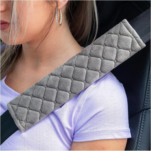Extra Long Seatbelt Cover, Super Soft Car Seat Belt Strap Cushion, Comfortable Shoulder Pad Neck Cushion Protector, Universal Auto Interior Access...