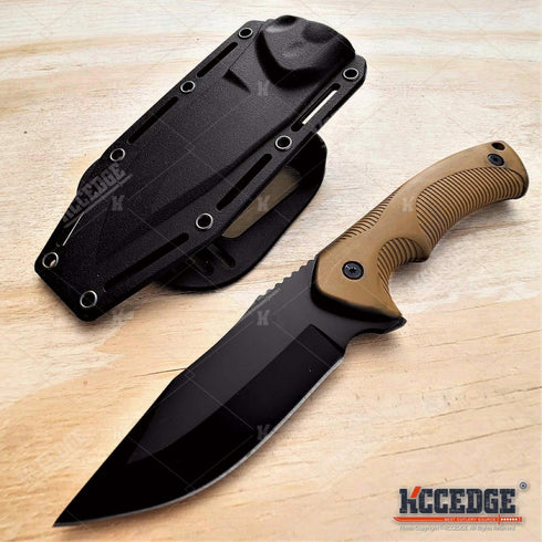 Tactical Knife Hunting Knife Survival Knife 9" Full Tang Fixed Blade Knives Camping Accessories Camping Gear Survival Kit Survival Gear And Equipm...