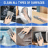 2pcs Damp Clean Duster Towel Magic Resuable Sponge Cleaning Cloths for Kitchen Car Wet Cleaning Towels Streak Free Cloth for Window,Mirror,Lint Fr...
