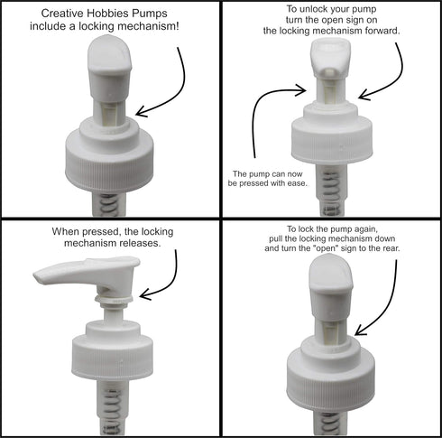 Creative Hobbies Black Pump Dispenser with Cork Stopper for Easy Press-in Fit (Pkg/5)...