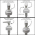 Creative Hobbies Black Pump Dispenser with Cork Stopper for Easy Press-in Fit (Pkg/5)...
