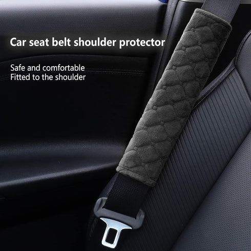 2 PCS Auto Seatbelt Covers Soft Seat Belt Cushion,Anti-Friction for a Comfortable Driving,Car Accessories for Men/Women/Kid,Fit with All Cars and ...