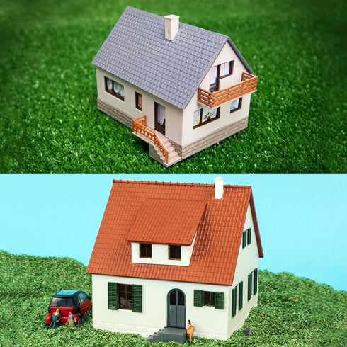 MECCANIXITY Miniature Roof Tiles PVC Model Roof Tiles Mini DIY Tiles Model Building Set for Model Building Dolls Houses Garden Sand Table 29.5x19....