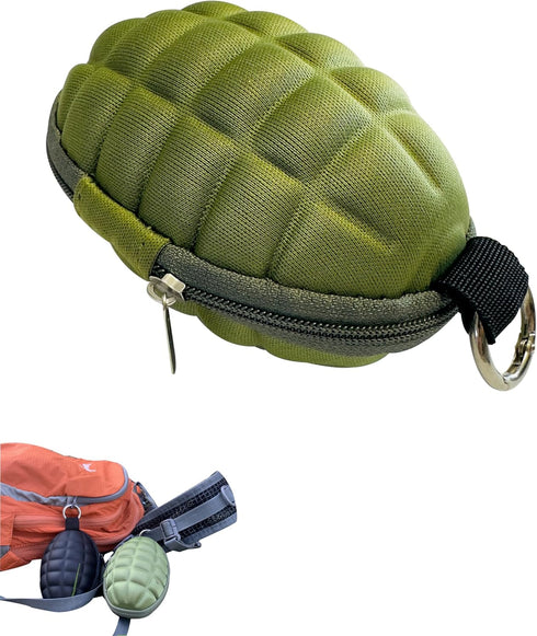 Grenade Wallet Coin Purse Keychain for Military Fans,Grenade Style Coin Purse/Pouches,Coin Pouch Keychain for Boy or men,The Fun Gift for Your Boy...