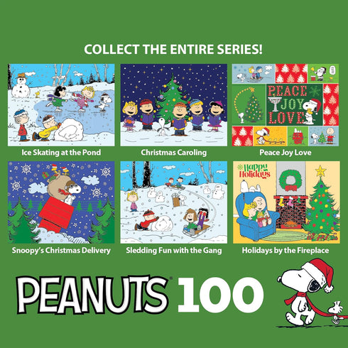 RoseArt - Peanuts - Christmas Caroling - 100 Piece Jigsaw Puzzle for Kids and Adults...