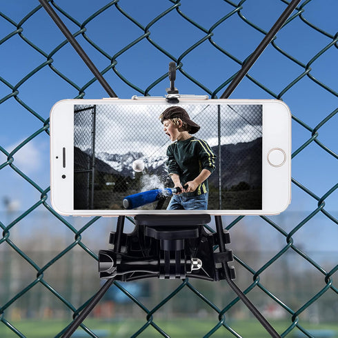 Suptig Net Fence and Tree Pole Mounting Brackets Compatible for Gopro Hero 12 Hero 11 Hero 10 Hero 9 Hero 8 Hero 7 Hero 6 Hero 5 Hero 4 Hero 3 DJI...