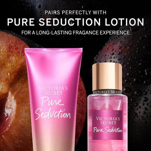 Victoria's Secret Pure Seduction Body Mist, Perfume with Notes of Juiced Plum and Crushed Freesia, Womens Body Spray, All Night Long Women’s Fragr...