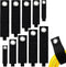 10 Pack Extension Cord Holder Organizer Heavy -Duty Hook and Loop Storage Strap Cable Straps Wrap Rope Organizer for Hanging Cables, Hoses, Ropes ...