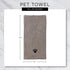 Bone Dry Pet Grooming Towel Collection Trellis Print, Microfiber Absorbent Drying Set, 15x30, Rose, 3 Count...
