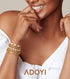 adoyi Gold Bracelets for Women Beaded Bracelet 14K Gold Plated Bracelet Stack Strand Stretch Bead Ball Bracelet Set Stackable Bracelet Adjustable ...