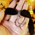 RareLove Halloween Costumes Black Velvet Gothic Collar Choker Crescent Moon Necklace Alloy Plated Gothic Accessory for Women...