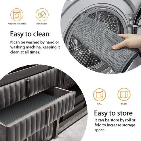 Topsky Microfiber Dish Drying Mat 2 Pack, 20 X 15 Inch Kitchen Counter Mats Reversible Baby Bottles Dish Dry Pad,Super Absorbent Gray...