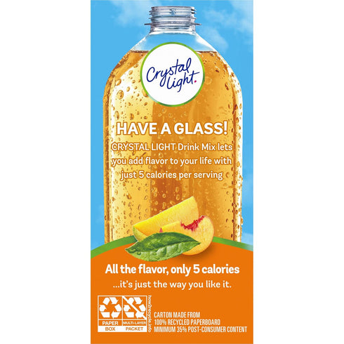 Crystal Light On The Go Peach Mango Green Tea, 10 CT...