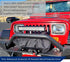 FLYMEI Winch Cover 600D Water Resistant, Dust-Proof, UV-Resistant Winch Protection Cover, Ideal for Electric Winches 8000-12000 lbs...