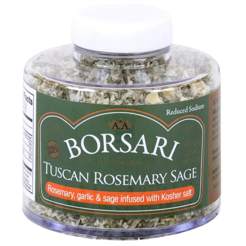 Borsari New Tuscan Rosemary Sage Seasoned Salt Blend - Gourmet Seasonings With Herbs and Spices - All Natural Seasoning for Cooking (Tuscan Rosema...