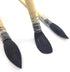 XDT#920 Round Watercolor Artist Paint Brush 3 Piece Set Medium Soft Black Goat Hair Long Handle #8#10#12, Mop Style Paint Brush for Watercolor & A...