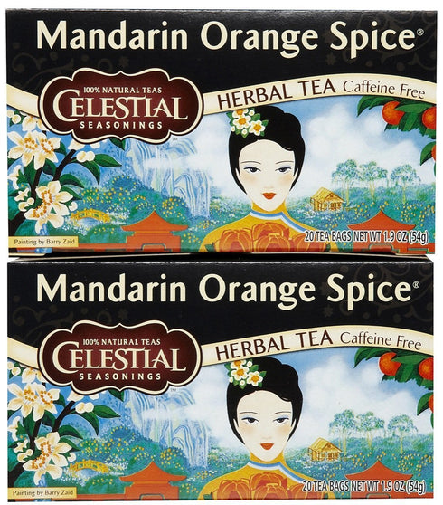 Celestial Seasonings Mandarin Orange Spice Tea Bags, 20 Count (Pack of 2)...
