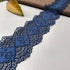 LaceRealm 3 Inch Wide×10 Yards Stretch Floral Pattern Lace Ribbon Trim Lace for Headbands Garters & Crafts (5508 Navy)...