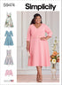Simplicity Misses' Jacket and Dress Sewing Pattern Kit, Code S9474, Sizes 26W-28W-30W-32W, Multicolor...