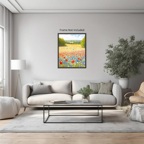 Posterizer 1 pcs-serene meadow scene in classic oil painting art style 4-Collectibles & Fine Art-Landscape & Nature Art-Gift for Men Women Teens- ...
