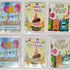 Birthday Cards DIY 5D Diamond Painting Car Number Kits for Adults, 6Pcs 5 x 7 Inch Party Full Drill Design with Envelopes & Tools Included Greetin...