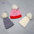 Furryvalley Faux Fur Pompom 6pcs DIY Crafts Fluffy Balls for Hat Shoes Scarves with Snap Fastener Removable Knitting Hat Horse Riding Hat Silk Acc...