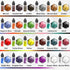 Alcohol Ink Set - 24 Vivid Colors, Concentrated Alcohol-Based Ink, Epoxy Resin Paint with Metallic Color Dye for Resin Coasters, Acrylic Painting,...