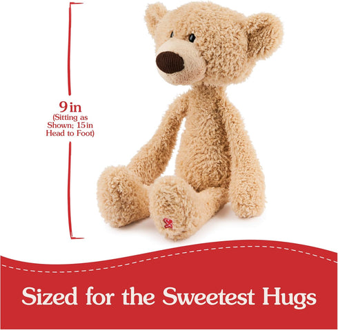 GUND Toothpick Classic Teddy Bear, Premium Stuffed Animal for Ages 1 and Up, Beige, 15”...