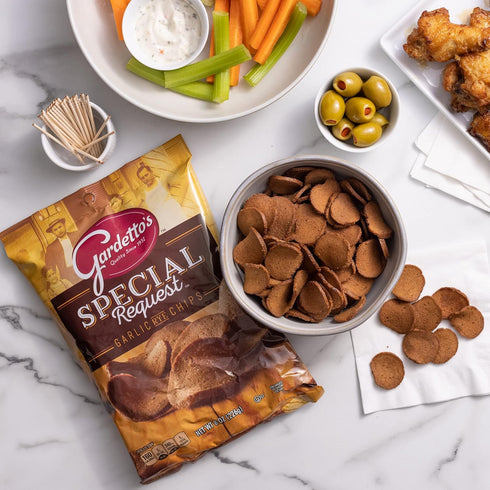 Gardetto's Special Request Garlic Rye Chips, Snack Bag, 8 oz...