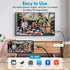 Lightning to HDMI Adapter • HDMI Cable for iPhone to TV • Compatible with iPhone14, 13, 12, 11 & YouTube to TV Output • with 1080P HD Display • Sy...
