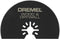Dremel MM450 Multi-Max Half Moon Oscillating Saw Blade- Oscillating Tool Accessory- Perfect for Cutting Wood and Drywall- Universal Quick-Fit , Bl...