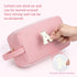 Etercycle Large Makeup Bag, Personalized Initial Cute Pink Makeup Case Bag Cosmetic Large Toiletry Make Up Bags With Zippered Inside Pocket L...