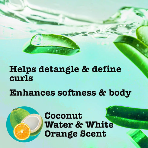 Maui Moisture Curl Quench + Coconut Oil Curl-Defining Anti-Frizz Shampoo to Hydrate and Detangle Tight Curly Hair, Softening Shampoo, Vegan, Silic...