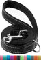 6FT Reflective Dog Leash for Large&Medium and Small Dogs, Strong and Durable Nylon Leashes for Walking and Training, Heavy Duty 6 Foot Dog Leash w...