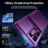 for Samsung Galaxy S24+ Plus Case with Card Holder, Slide Camera Cover & Built-in RFID Blocking & Durable Kickstand Silicone Edge Shockproof Walle...