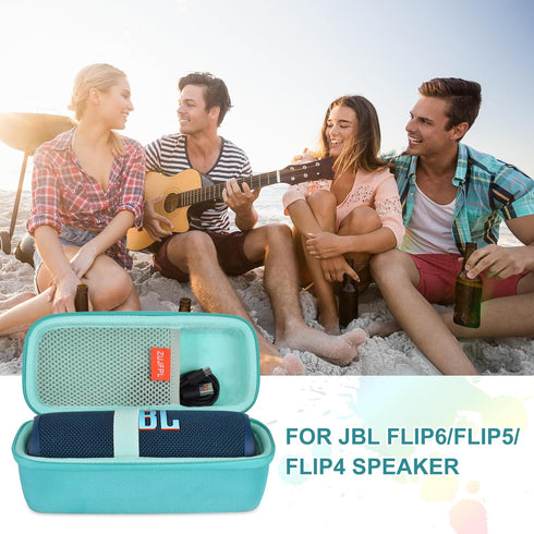 EVA Hard Case for JBL Flip 6 Flip 5 Waterproof Portable Bluetooth Speaker, Fit for JBL Flip 4 Premium Travel Protective Carrying Storage Bag, Fits...