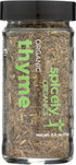 Spicely Organic Thyme 0.60 Ounce Jar Certified Gluten Free...