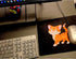 Happy Orange Cat Design Mouse Pad – Elevate Your Workspace! 9.25" x 8" Neoprene Mousepad...