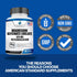 American Standard Supplements Magnesium Glycinate 575mg per Serving, 90 Veggie Capsules, Magnesium Supplement for Bone & Muscle Health, Chelated f...