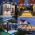 HYH American Flag LED Lights - 47in Patriotic Lights for 4th of July Decorating Indoor and Outdoor Waterproof Half Fan Flag Lights for Patriotic L...