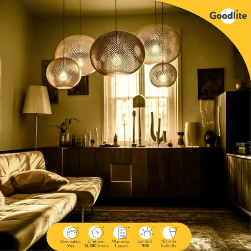 Goodlite G-83346 A19 9W Dimmable, 3000K-Warm White...