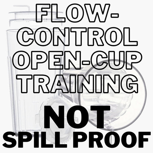 BUNDLE: Reflo Smart Cup (Clear 1-Pack) Open Training Cup, Toddler Cup, 360 Control-Flow, AND free training and use e-guide via QR code on packagin...