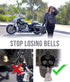 Sparkle Rider Sugar Skull Bell Hanger Mount with Swarovski Crystals | Decorative Bracket to Attach Gremlin, Guardian, Harley Motorcycle Bells | Cu...