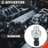 Motoforti Engine Oil Pressure Sensor, for Chevrolet Aveo 2004-2008, Plastic Metal, No.95961350, Black Silver Tone...